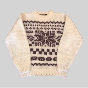 Vintage, FUZE chunky, Fair Isle sweater